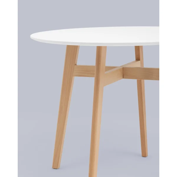 Стол обеденный Target Circle 90*90 белый