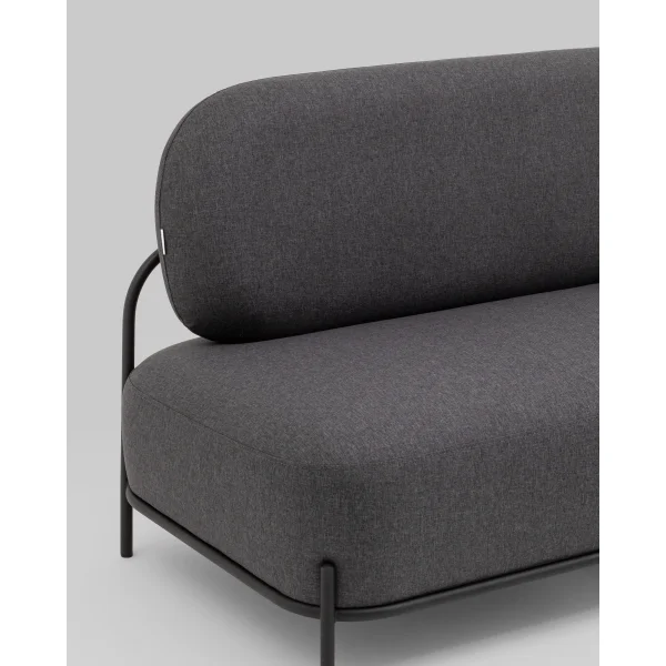 Диван Стоун рогожка тёмно-серый