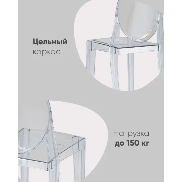 Стул Victoria Ghost NEW серый