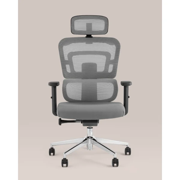 Кресло офисное TopChairs Techno серый