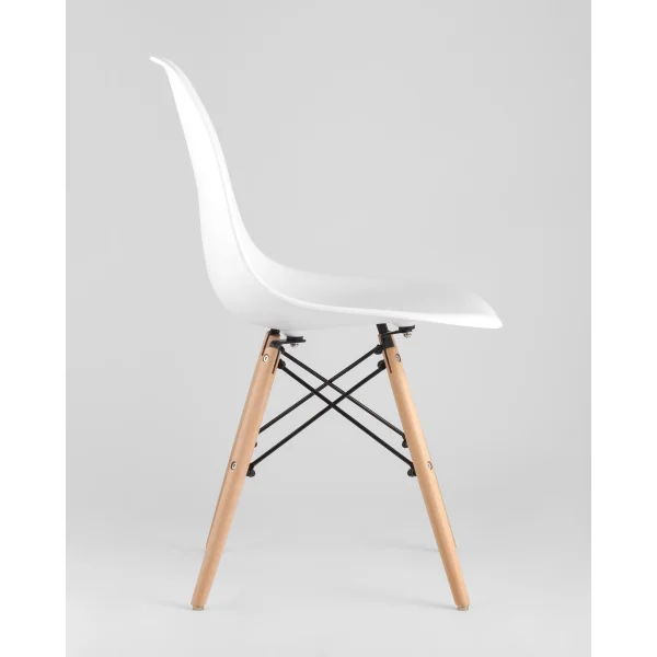 Стул Eames Style DSW белый x4 (разборный каркас)
