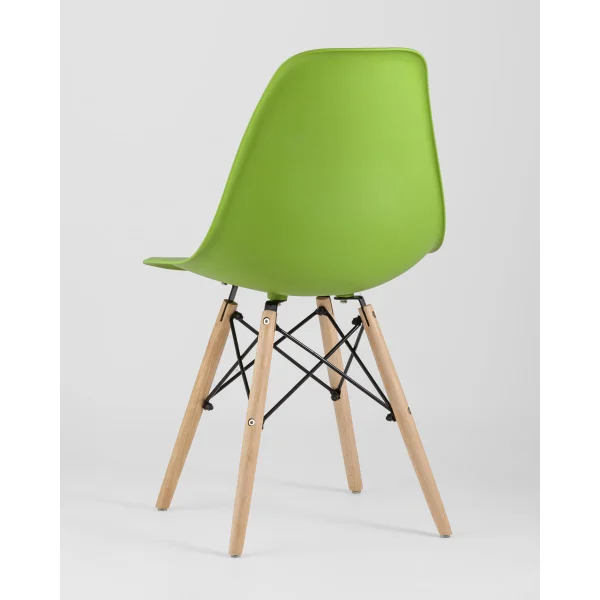 Стул Eames Style DSW зеленый x4 (разборный каркас)