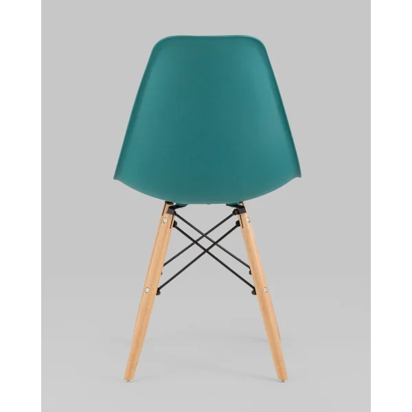 Стул Eames Style DSW темно-бирюзовый x4 (разборный каркас)