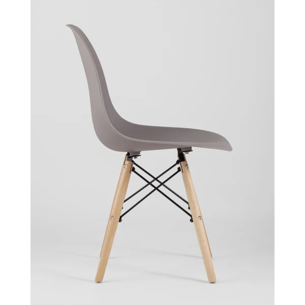 Стул Eames Style DSW темно-серый x4 (разборный каркас)