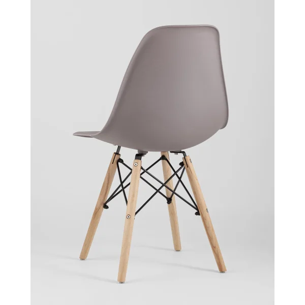 Стул Eames Style DSW темно-серый x4 (разборный каркас)
