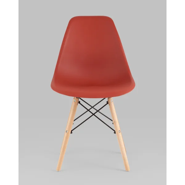 Стул Eames Style DSW терракотовый x4 (разборный каркас)