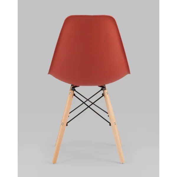 Стул Eames Style DSW терракотовый (разборный каркас)
