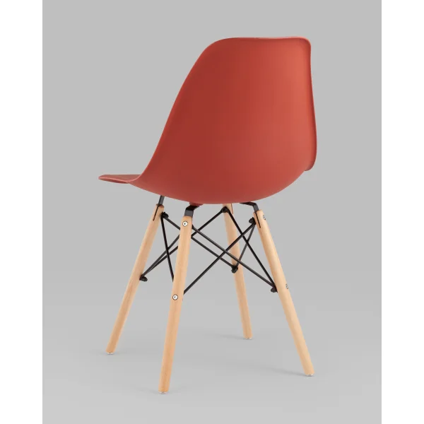 Стул Eames Style DSW терракотовый (разборный каркас)