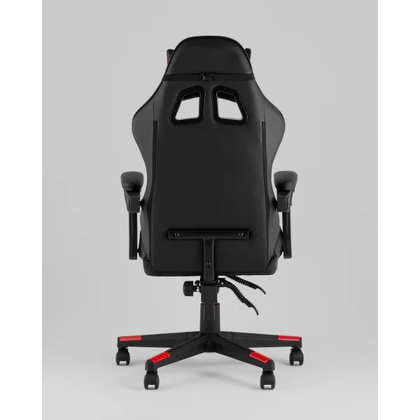 Кресло спортивное TopChairs Commander черно-красный