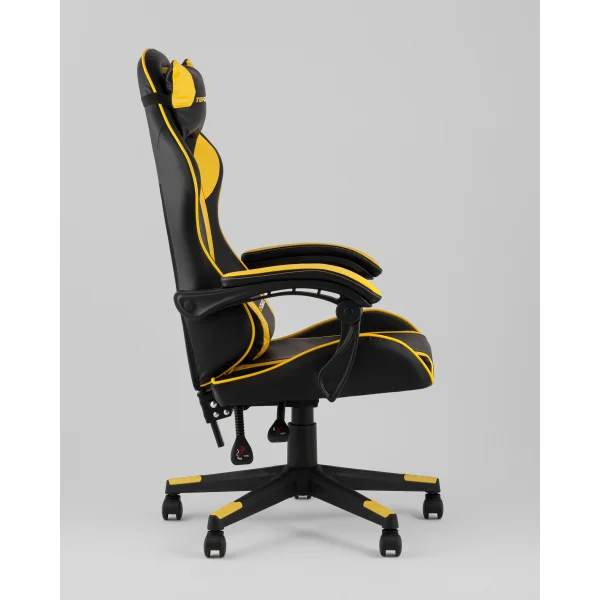 Кресло спортивное TopChairs Shadow черно-желтый