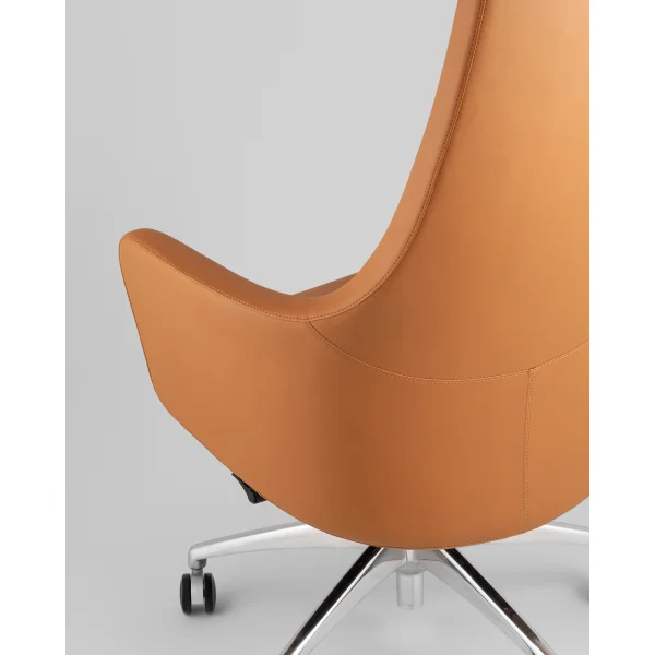 Кресло руководителя TopChairs Ferris коричневое
