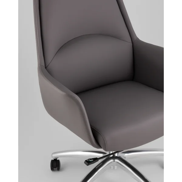 Кресло руководителя TopChairs Viking NEW серое