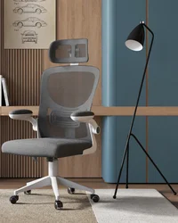 Кресло офисное TopChairs Airone серый ткань