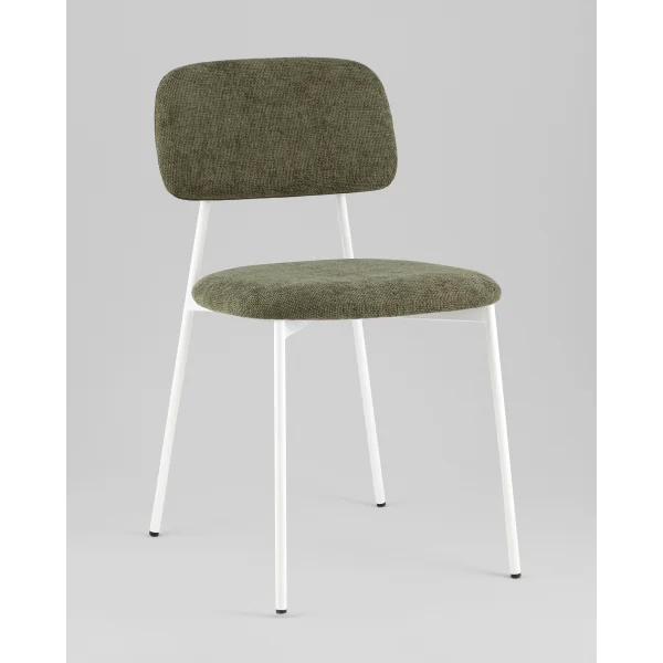 Стул Chao зеленый белые ножки 2 шт.