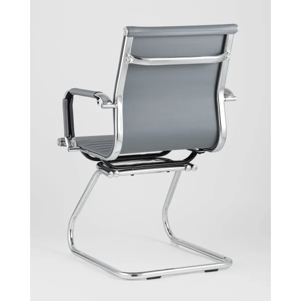 Кресло для посетителей TopChairs Visit серое 2 шт.