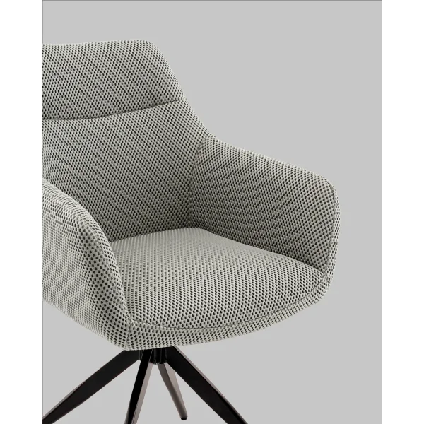 Стул обеденный Enid серо-зеленый ткань Sonic