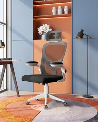Кресло офисное TopChairs Airone белый с черной сеткой