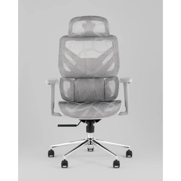 Кресло офисное TopChairs Structo серая сетка