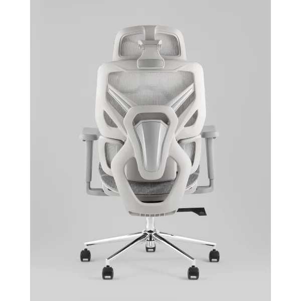 Кресло офисное TopChairs Structo серая сетка