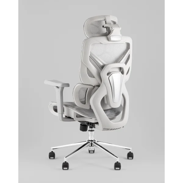 Кресло офисное TopChairs Structo серая сетка