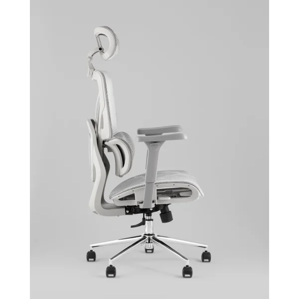 Кресло офисное TopChairs Structo серая сетка