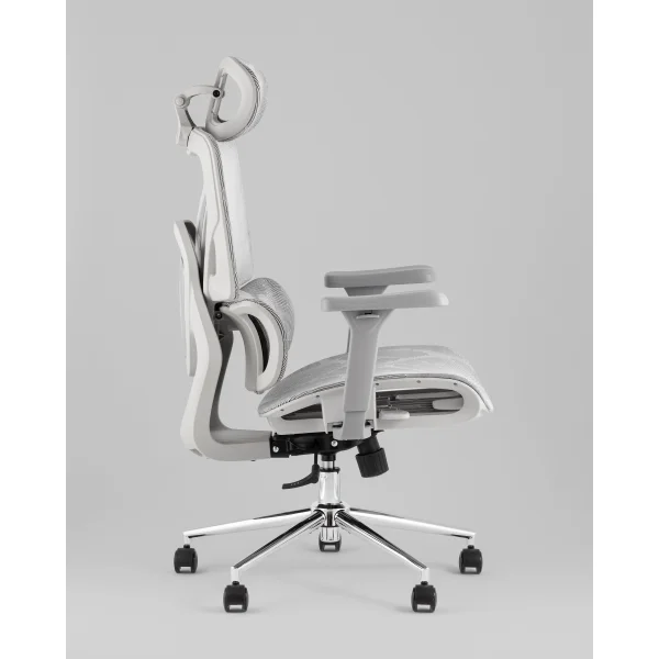 Кресло офисное TopChairs Structo серая сетка