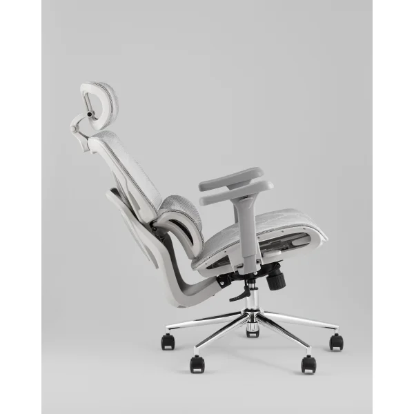 Кресло офисное TopChairs Structo серая сетка