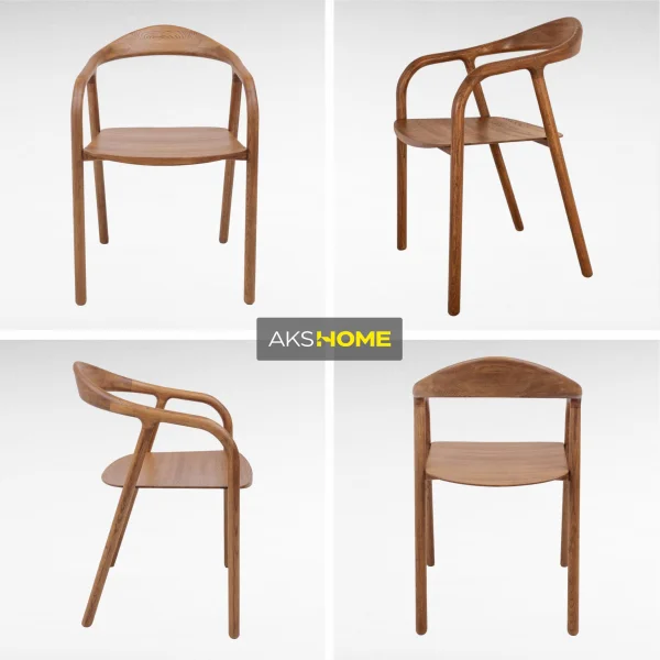 Стул Био, покрытие коньяк, массив дуба