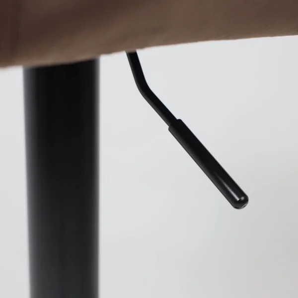 Стул барный Berlin, шоколадный, велюр