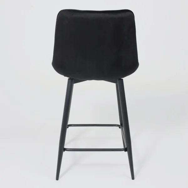 Стул полубарный Linx, черный, велюр