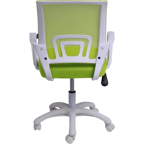 Кресло поворотное RICCI NEW, WHITE (салатовый)