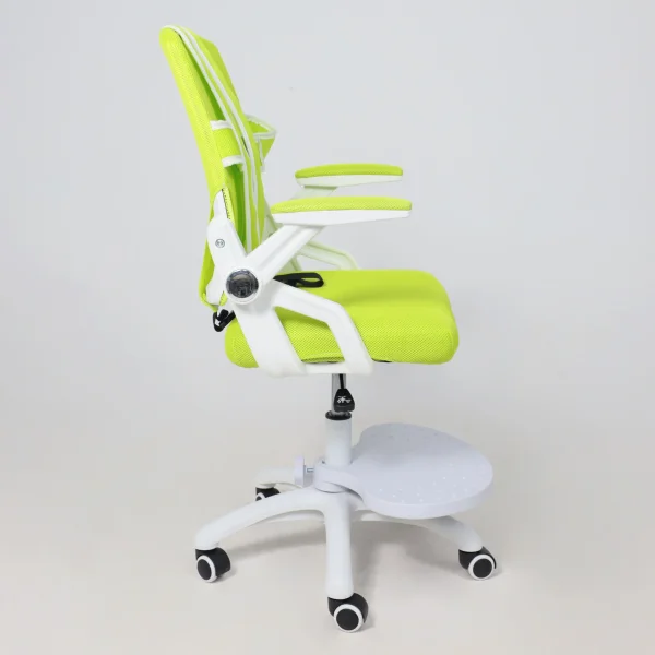 Кресло поворотное Moon, салатовый, сетка