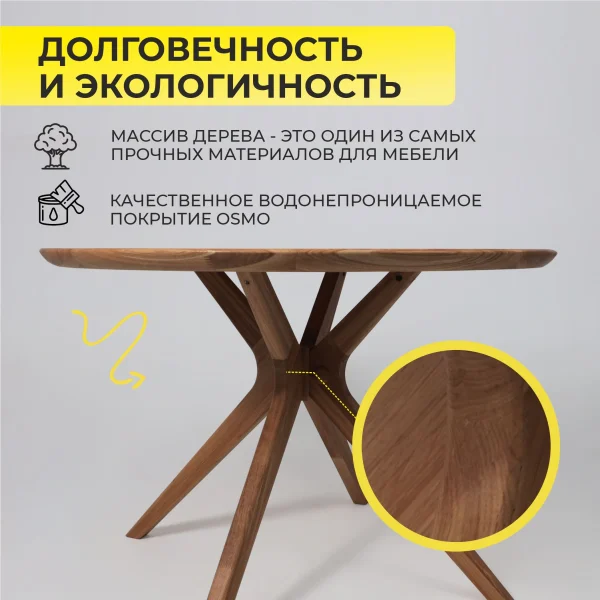 Стол Оксфорд, дуб натуральный, массив дуба