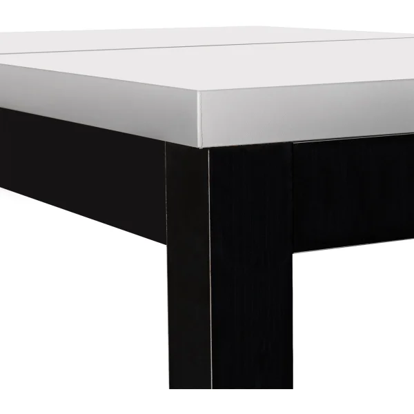 Стол раздвижной BLACK, 1100(1490)*670*770, (белый мат)