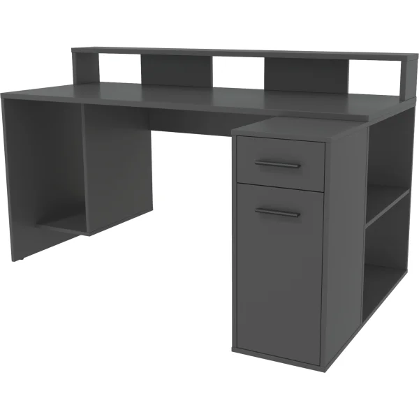 Стол компьютерный Интерлиния СК-13, антрацит, лдсп