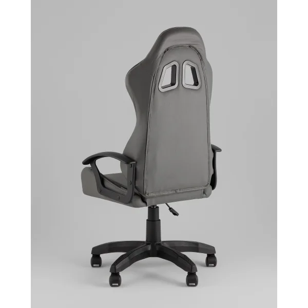 Кресло спортивное TopChairs Wyvern серо-черный