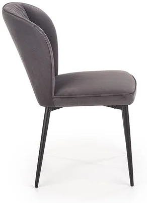 Стул HALMAR K399 серый/черный