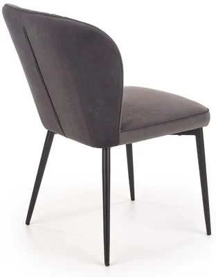 Стул HALMAR K399 серый/черный