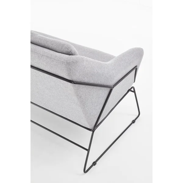 Софа HALMAR SOFT 2 XL серый/черный