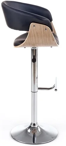 Стул барный HALMAR H45 дуб/черный