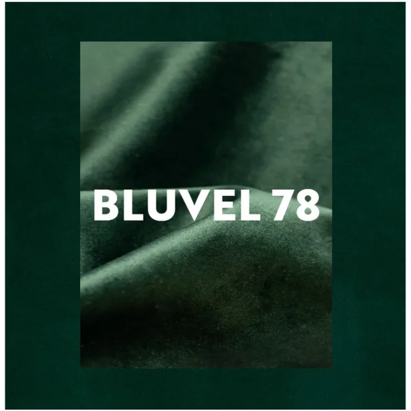 Стул SIGNAL AZALIA Velvet Bluvel 78 зеленый/черный
