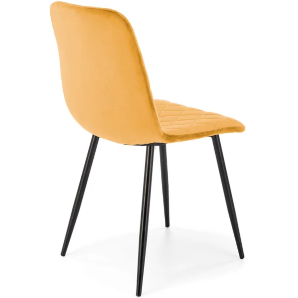 Стул HALMAR K525 горчичный/черный
