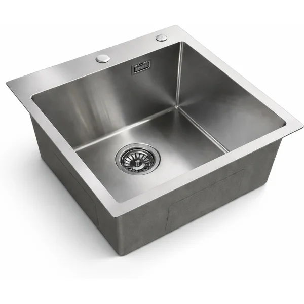 Кухонная мойка из нержавейки BLANTEK LS-5050S Brushed