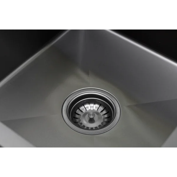 Кухонная мойка из нержавейки BLANTEK LS-5050B Nano black