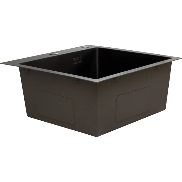 Кухонная мойка из нержавейки BLANTEK LS-5050B Nano black