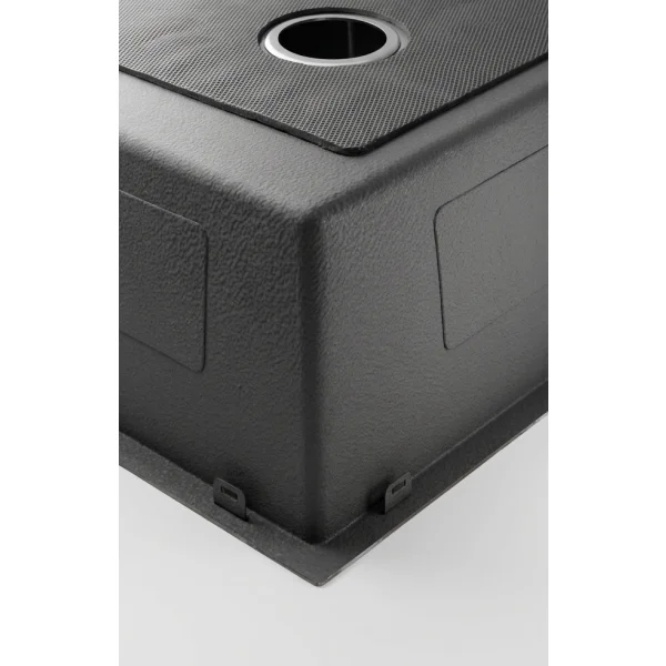 Кухонная мойка из нержавейки BLANTEK LS-5050HN Honeycomb Nano black