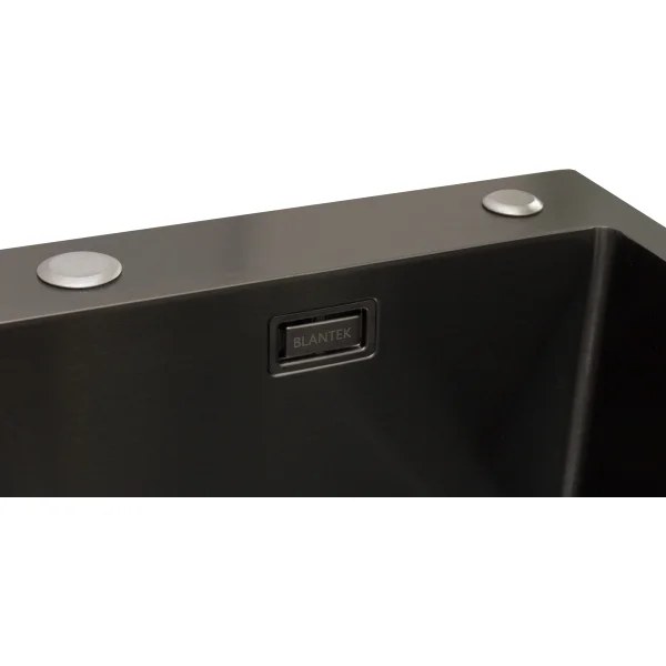 Кухонная мойка из нержавейки BLANTEK LS-5848B Nano black