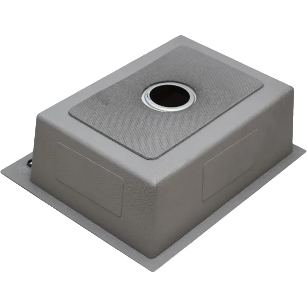 Кухонная мойка из нержавейки BLANTEK FS-5848HN Honeycomb Nano black ECO