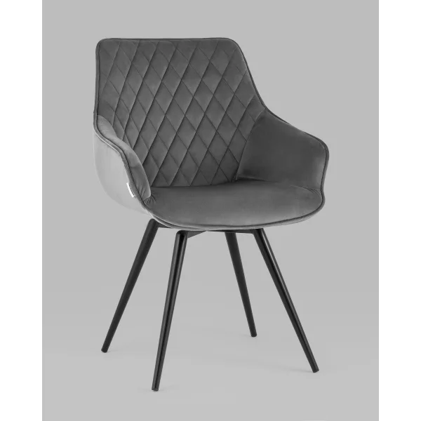 Стул вращающийся Сеул велюр темно-серый