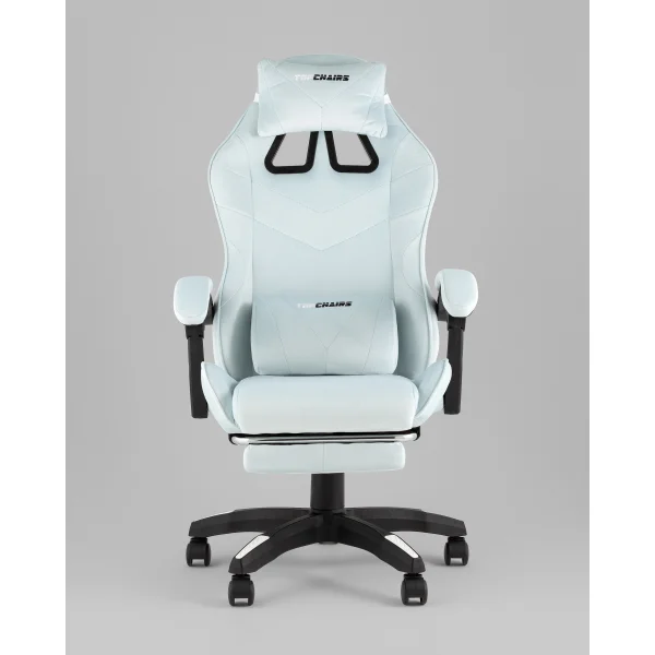Кресло спортивное TopChairs MG-7019 велюр светло-голубой